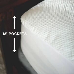 eLuxury Full Size Dimpled Waterpro Deep Pocket Hypoallergenic Protect